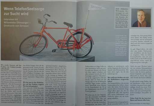 Artikel in tijdschrift Auf Draht augustus 2015